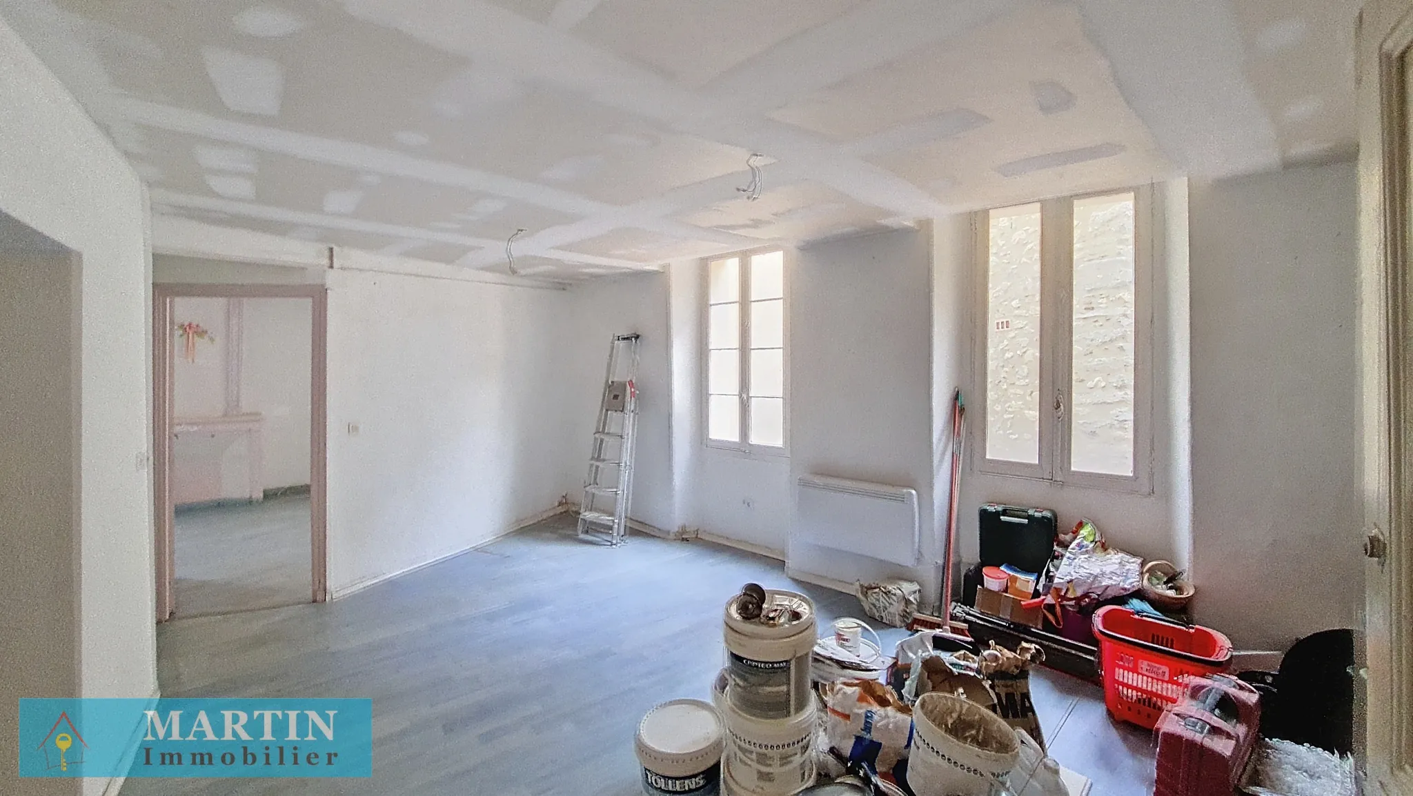 Vente de 2 appartements T2 et T4 à Ceret, centre historique 