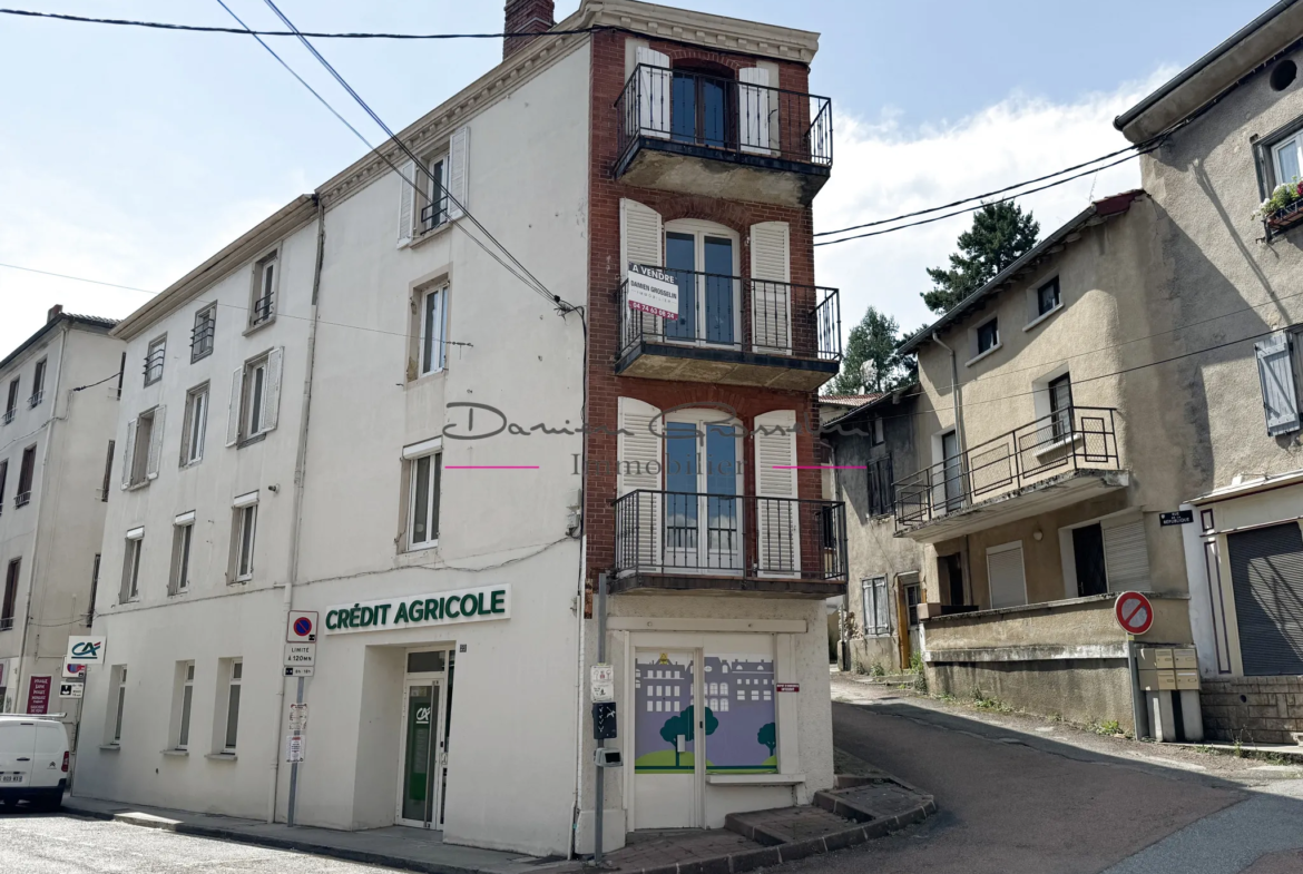 Immeuble de 4 logements et 1 local commercial à Régny 