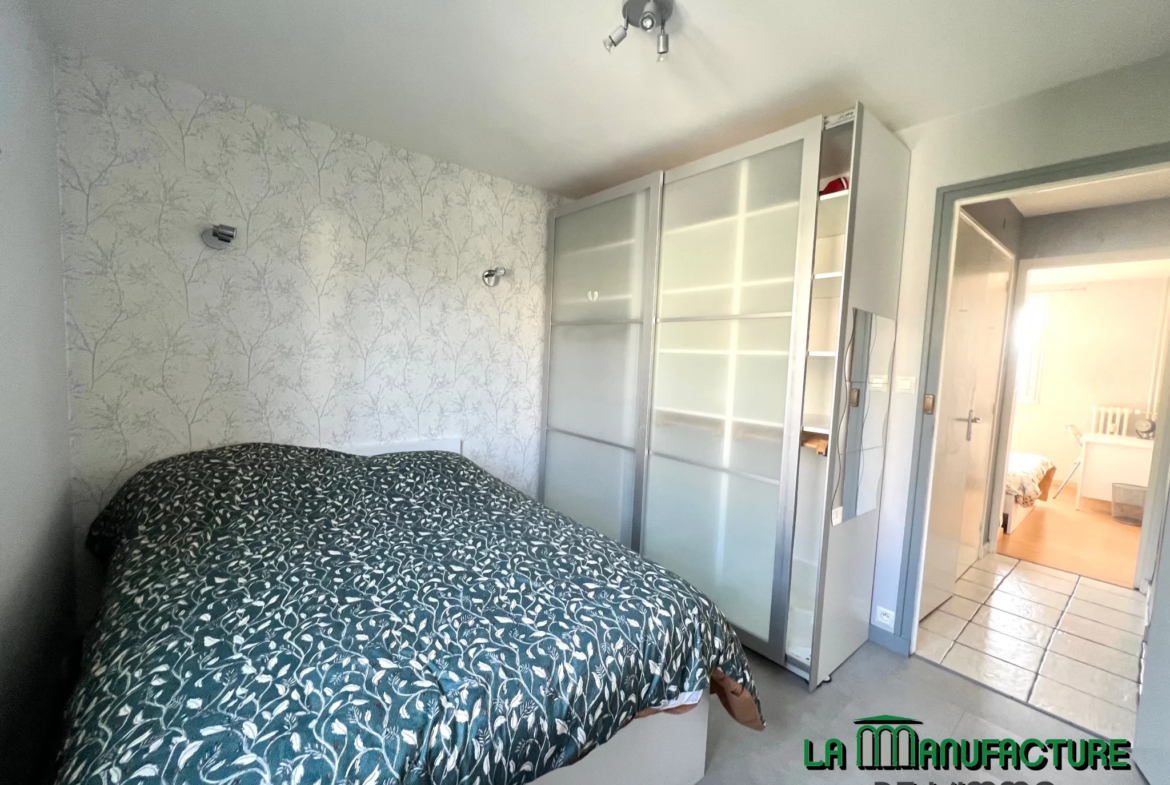 À vendre : Appartement F3 lumineux avec balcon à Saint-Étienne 