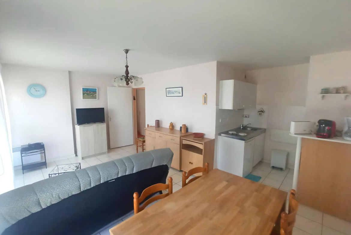 Appartement 38 m² avec terrasse au Pouliguen, proche de la mer et des commerces 