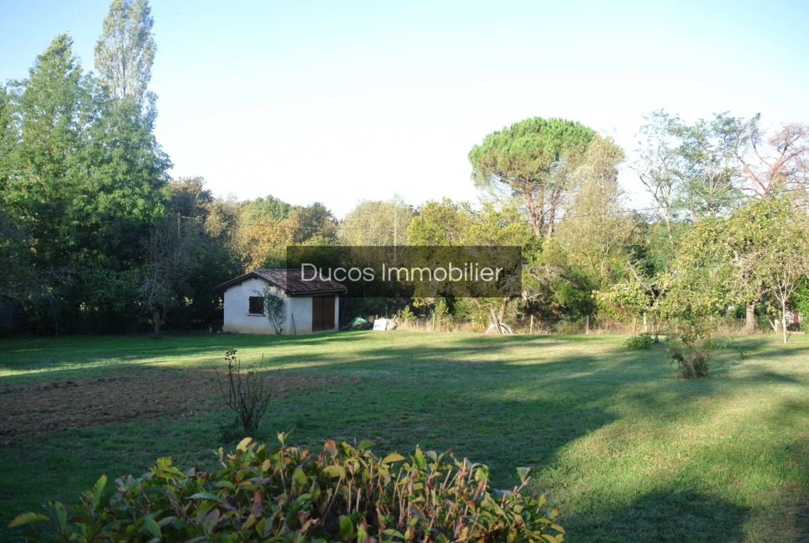 Maison à vendre sur les hauteurs de Marmande avec grand terrain 