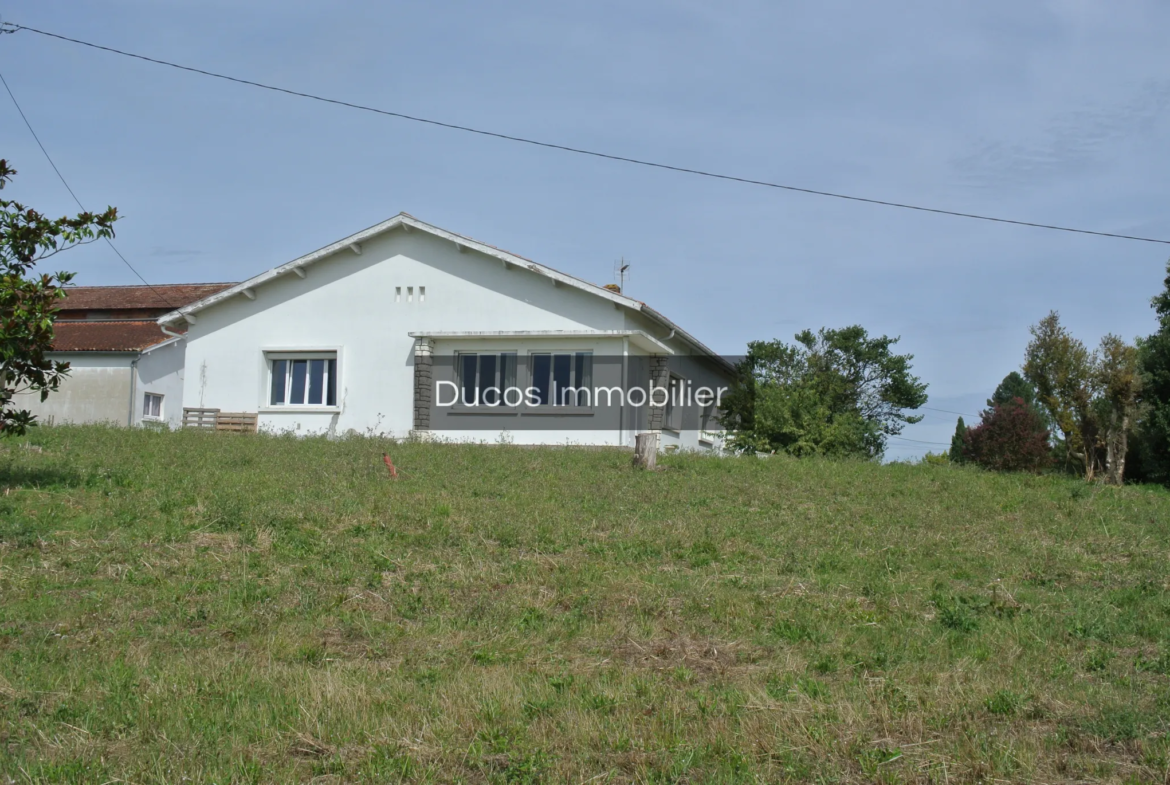 Maison traditionnelle sur 2,8 hectares à Virazeil 