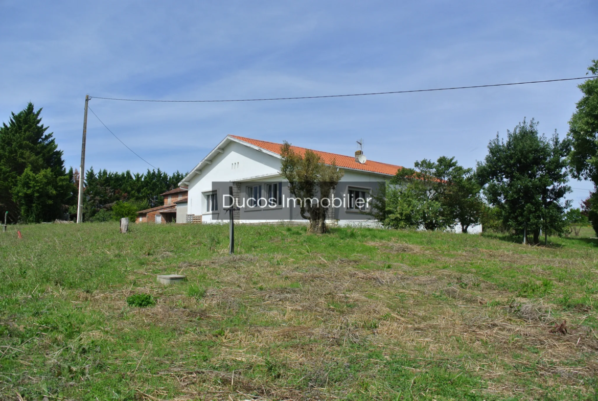 Maison traditionnelle sur 2,8 hectares à Virazeil 