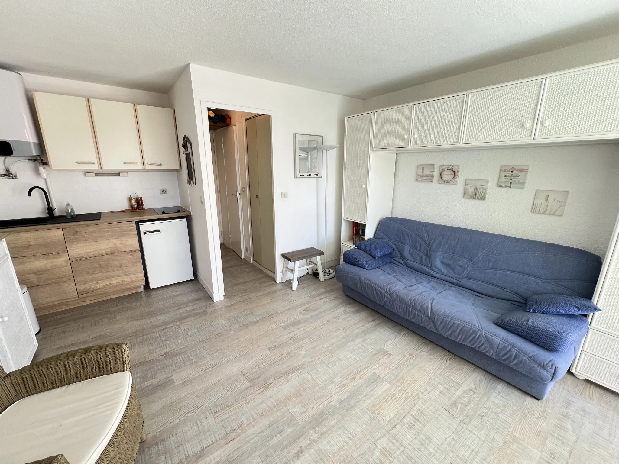 À vendre : Studio cabine lumineux au Cap d'Agde avec parking 