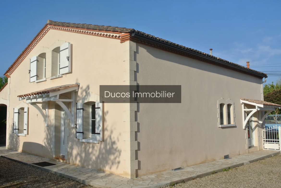 Maison familiale à Beaupuy, 4 chambres avec jardin clos 