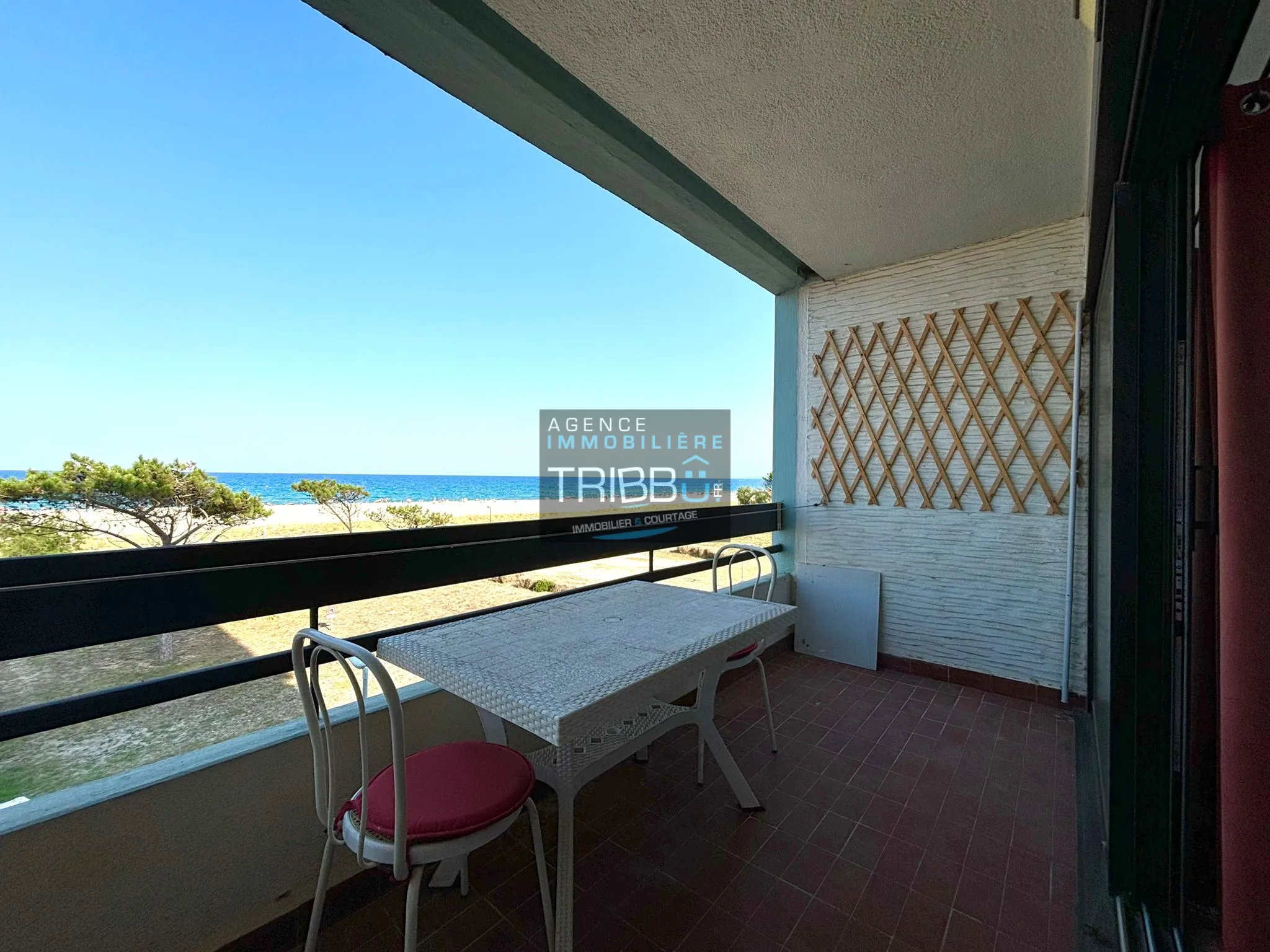 Appartement 2 pièces avec terrasse vue sur mer à Saint-Cyprien 