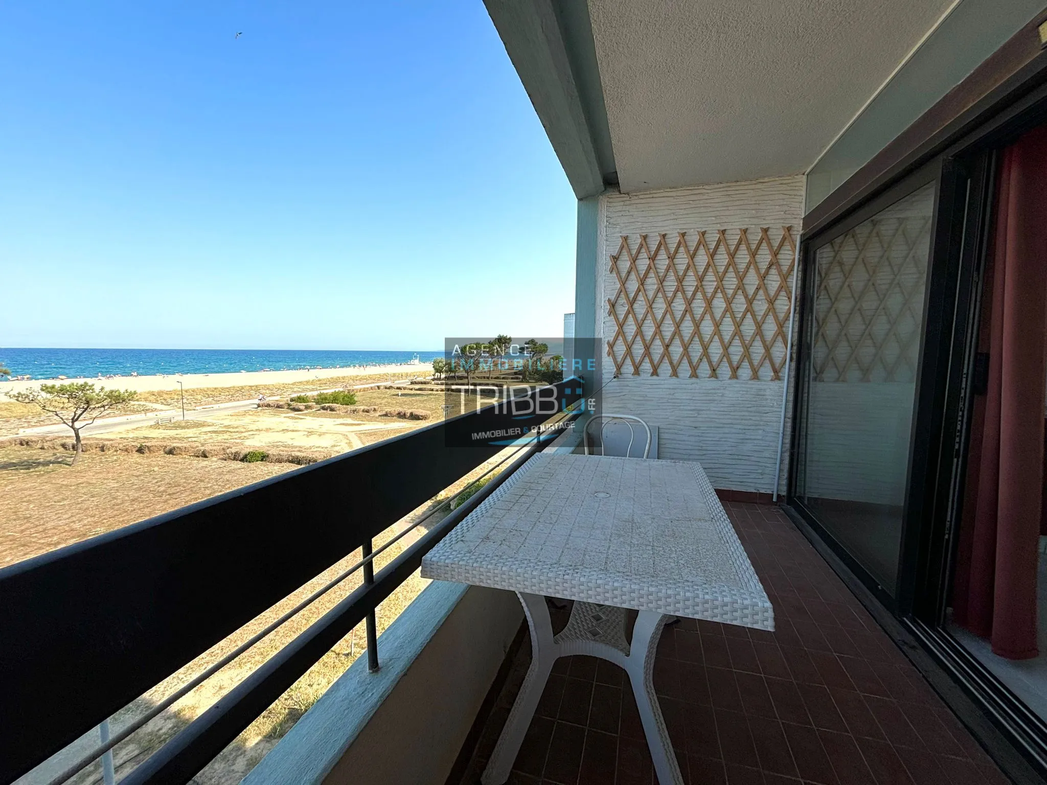 Appartement 2 pièces avec terrasse vue sur mer à Saint-Cyprien 