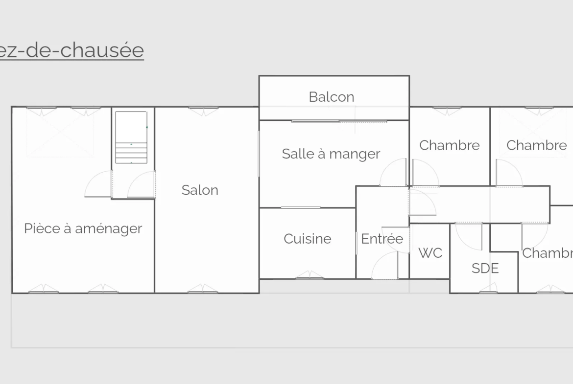 Maison spacieuse à Saint-Savinien avec jardin et extension à aménager 