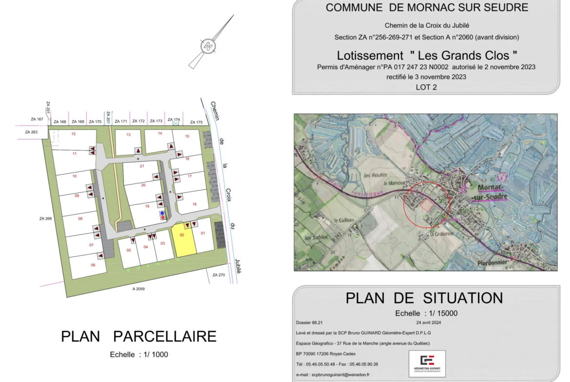 Terrain Viabilisé à Mornac-sur-Seudre - 359 m2 