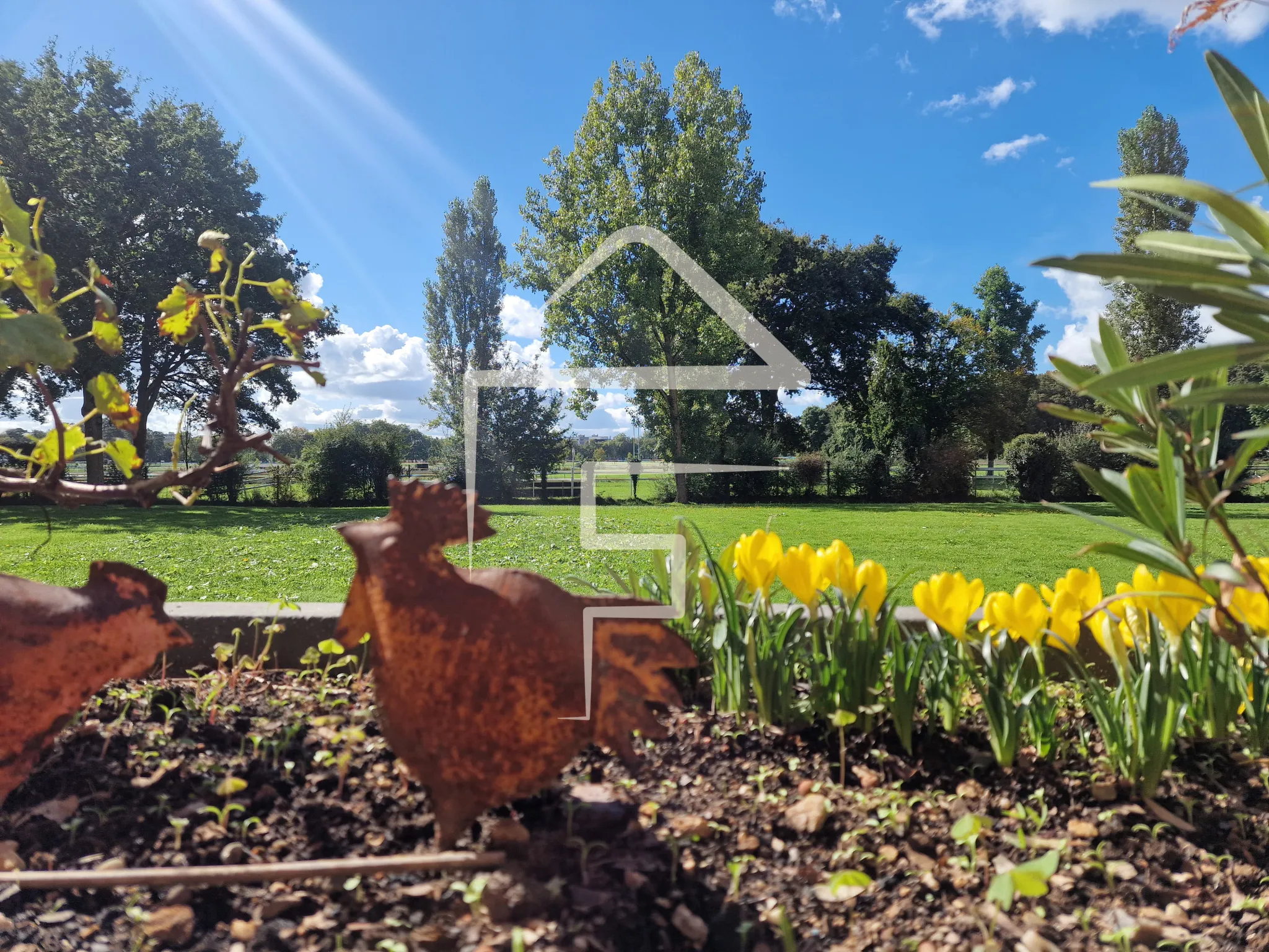 T3 lumineux avec terrasse de 20 m² et vue sur l'Hippodrome à Nantes 