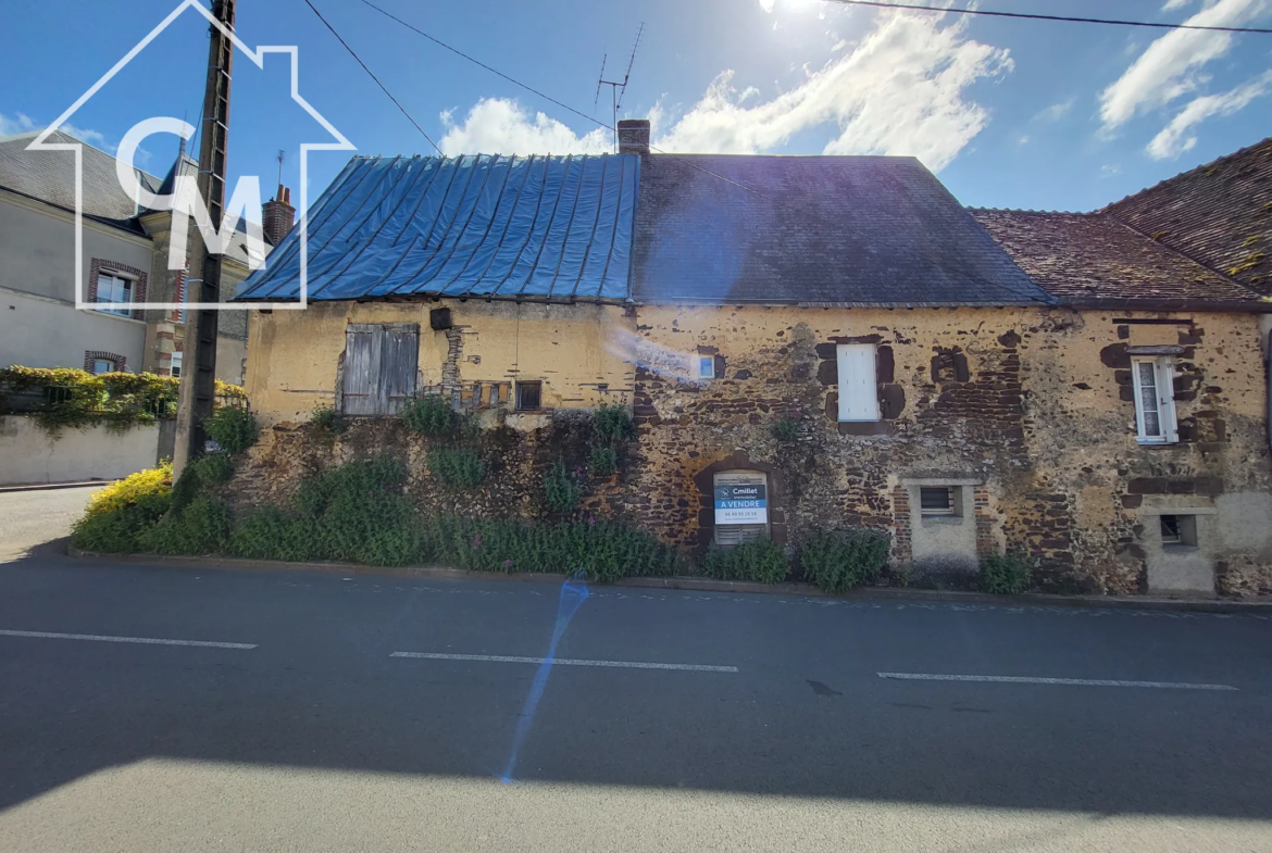 Maison de 49 m² à réhabiliter à Sarge-sur-Braye 