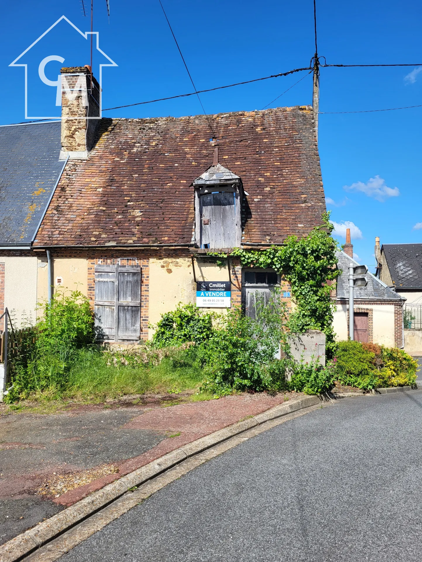 Maison de 49 m² à réhabiliter à Sarge-sur-Braye 