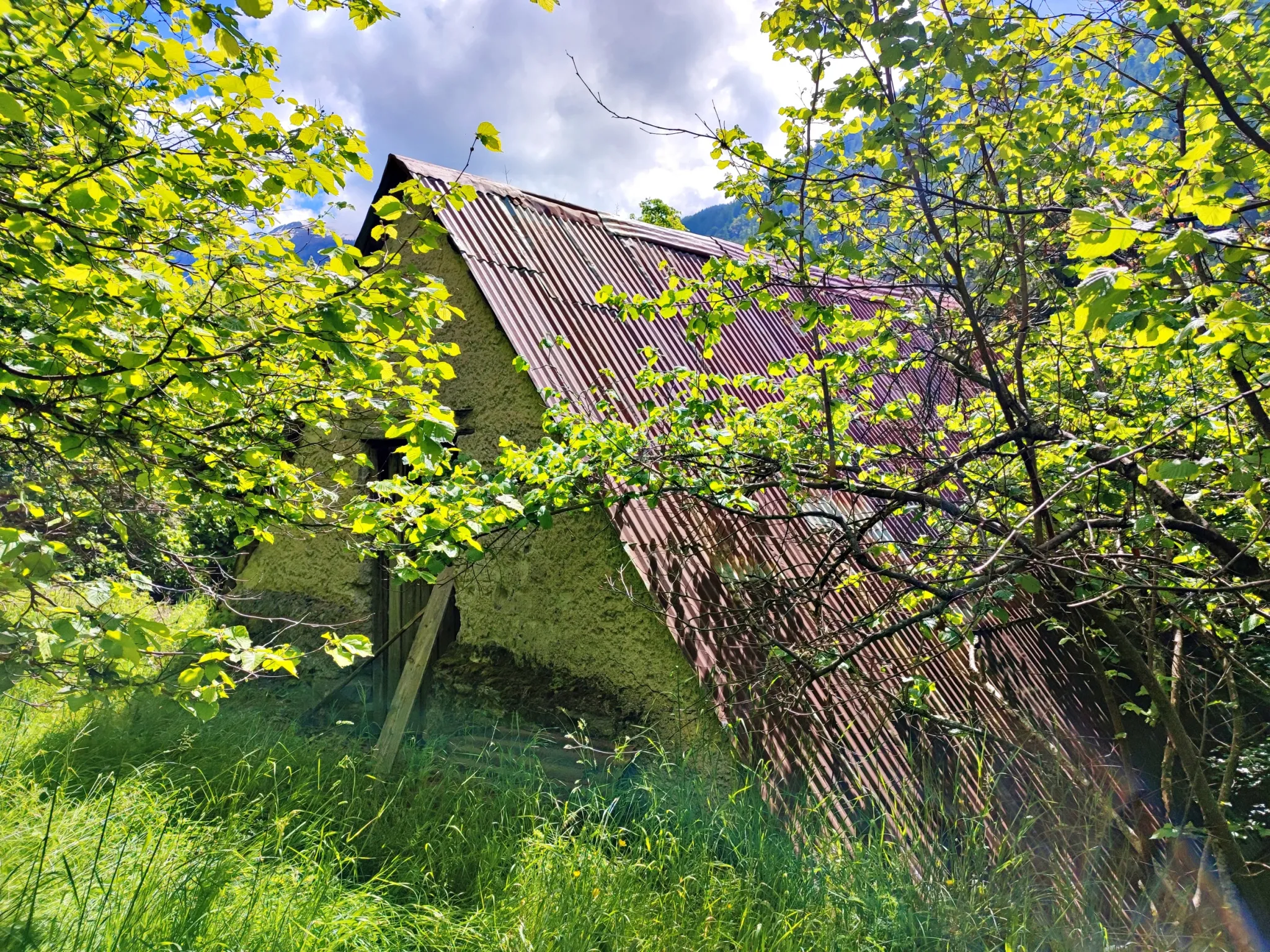 Magnifique terrain avec grange à vendre à Belvédère (06450) 