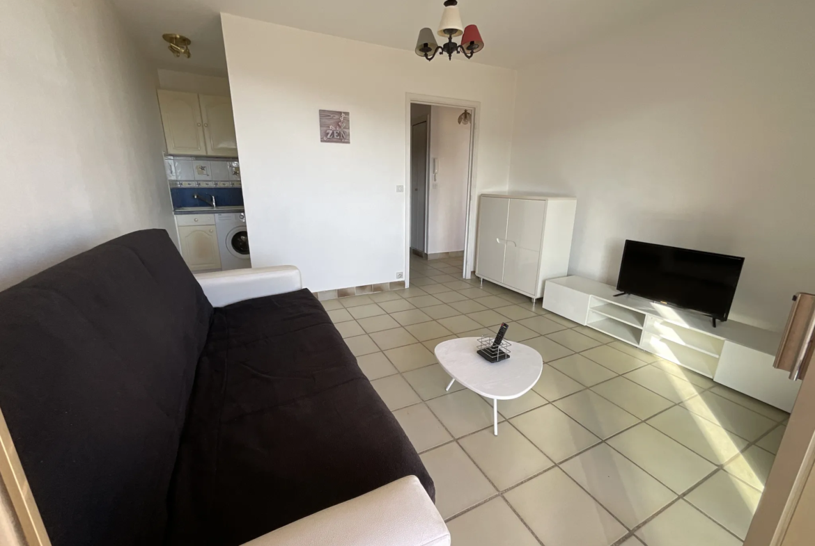 À vendre : Appartement T2 dernier étage avec vue mer à Villeneuve Loubet 