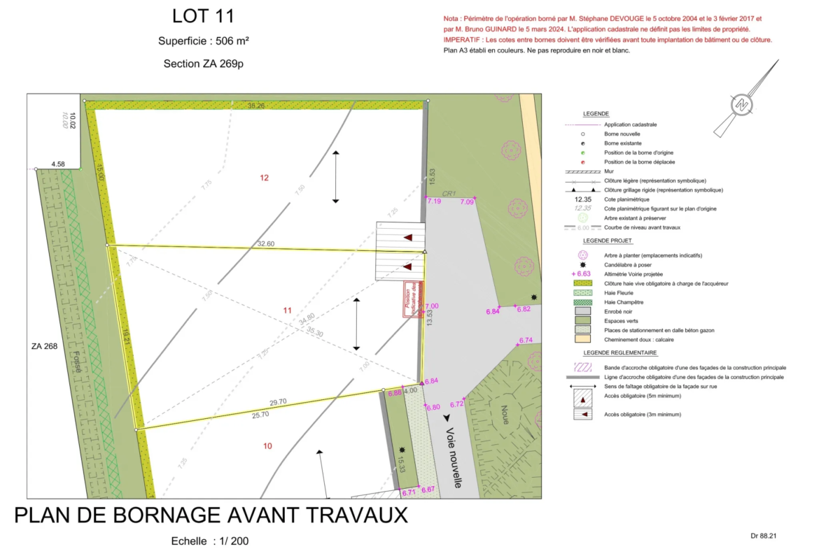 Terrain de 505 m² viabilisé à Mornac-sur-Seudre 