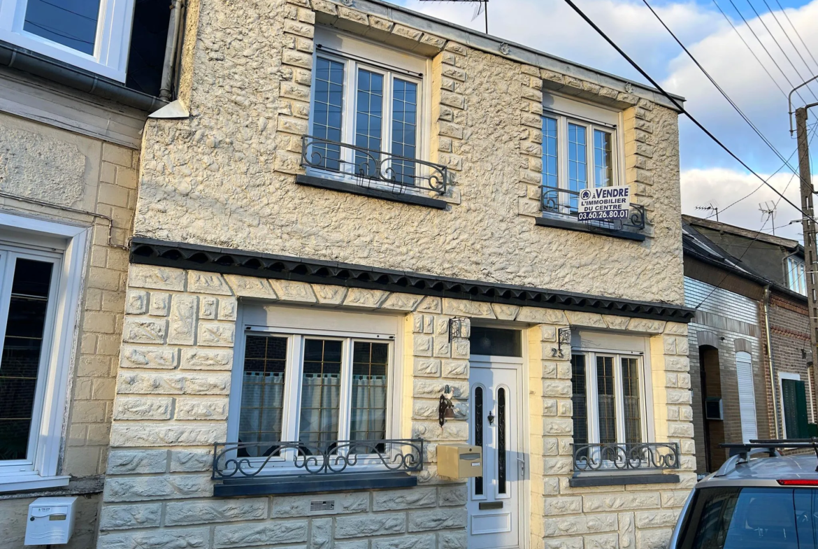 Maison confortable à vendre entre Abbeville et Amiens avec accès à la rivière 