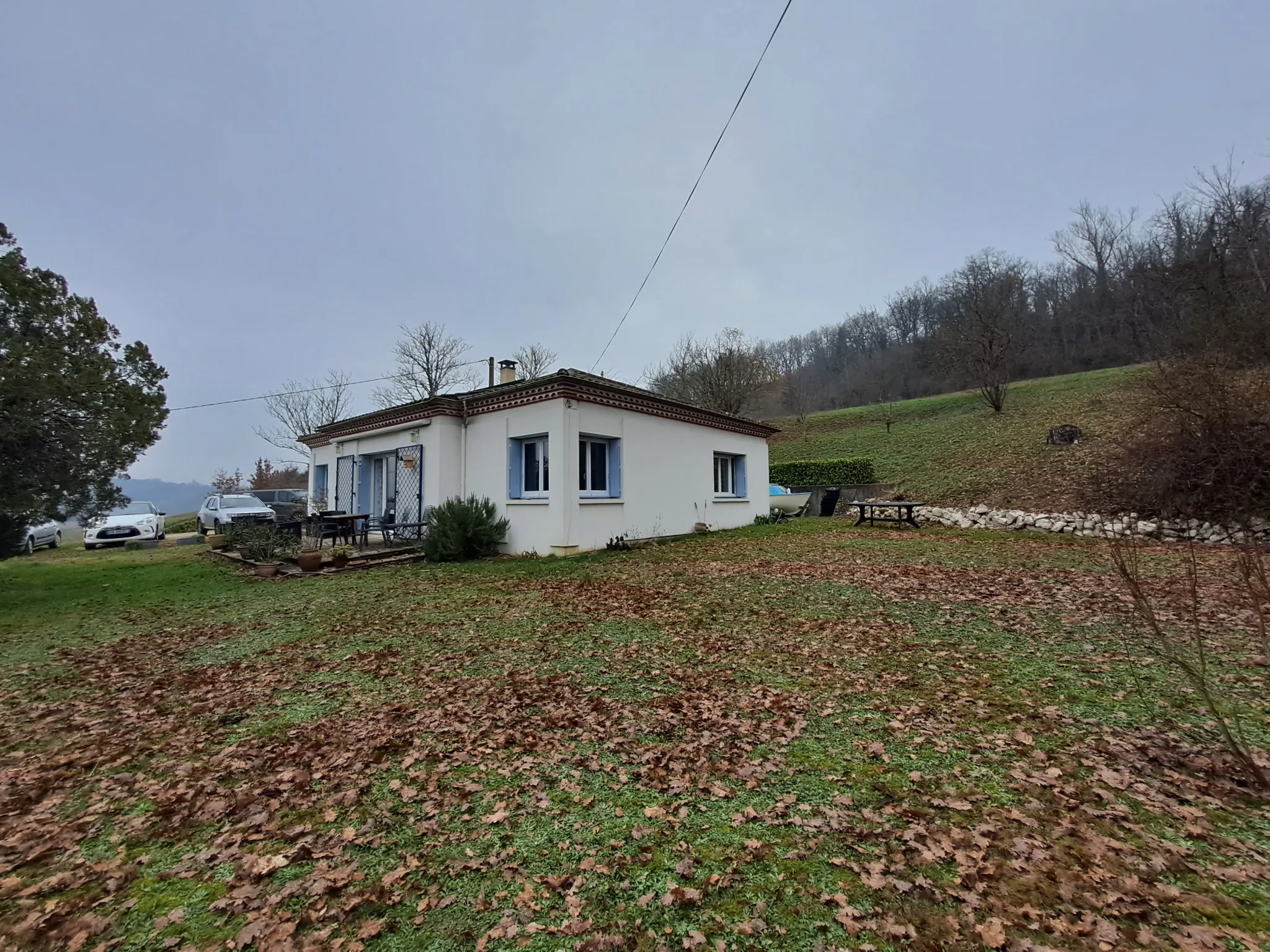 Villa à Casseneuil avec vue sur le Lot à vendre 