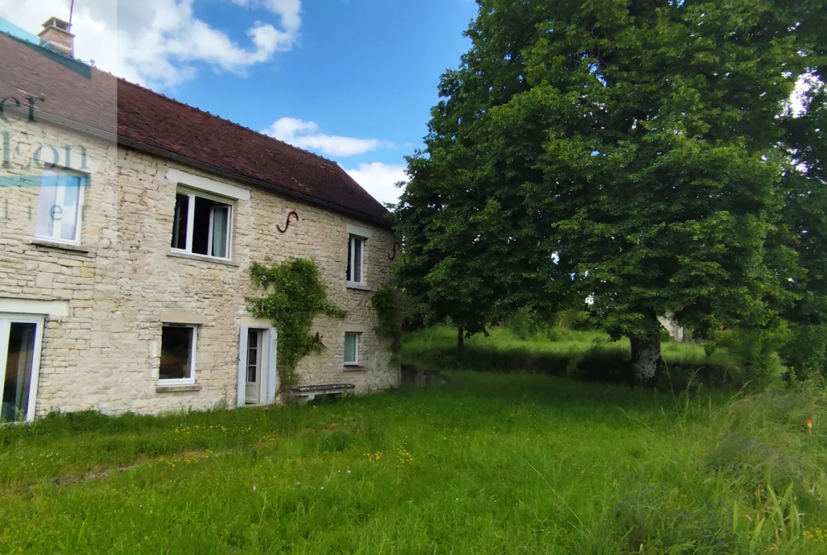 Maison de campagne à vendre à Pimelles avec grand jardin 