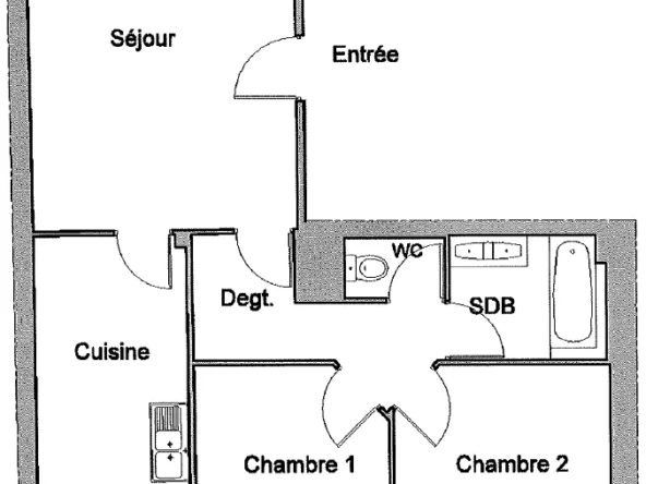 Investissement Appartement T3 8.1% Brut à Abbeville