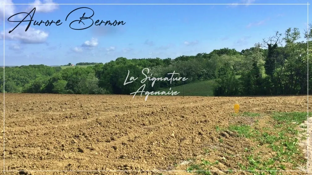 Terrain constructible de 1 870 m² à Clermont-Dessous 