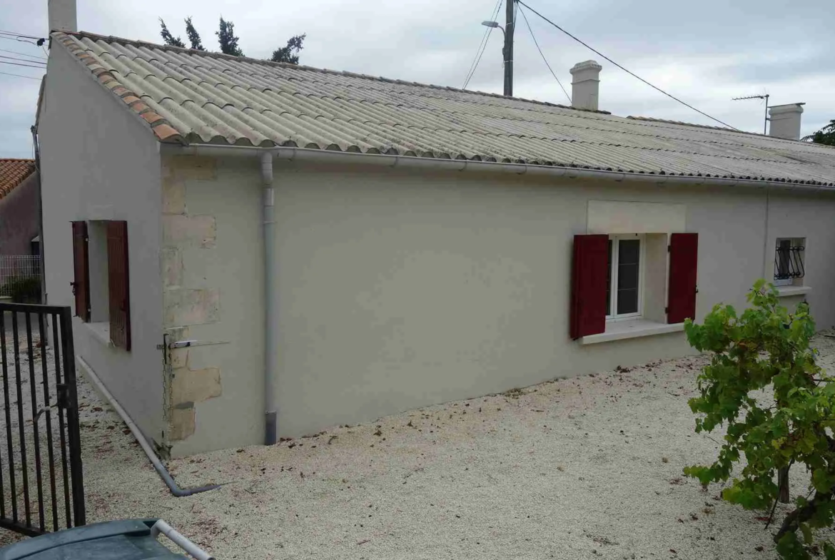 Maison en pierre rénovée avec jardin à Saint-Ciers-sur-Gironde 