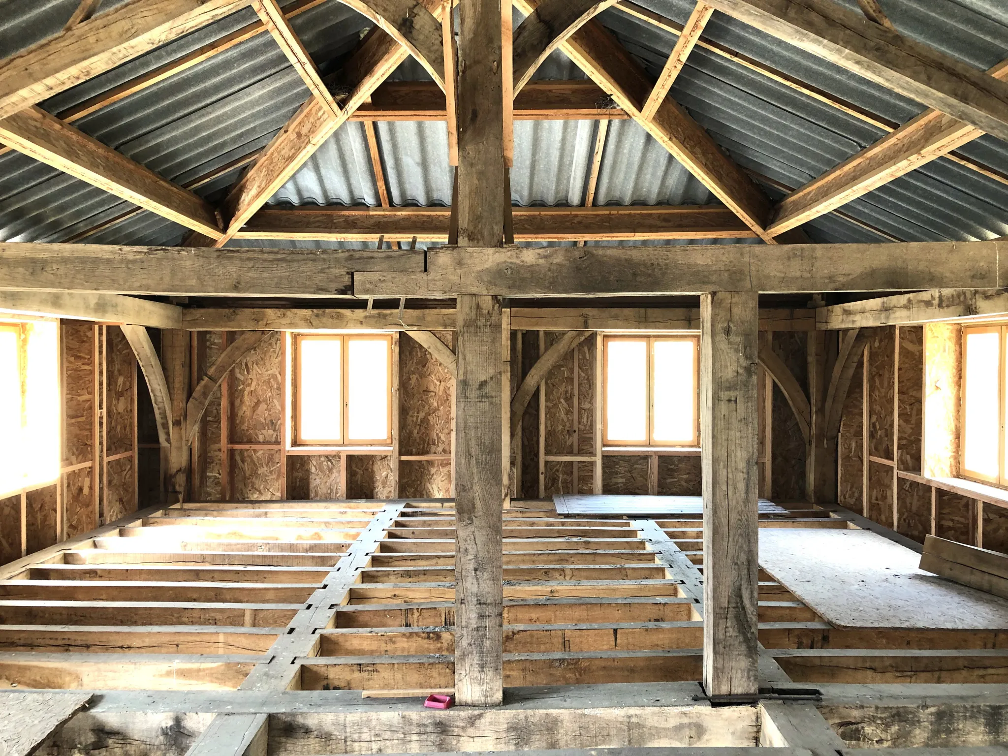 Maison ossature bois à terminer dans les bois à Masquieres 