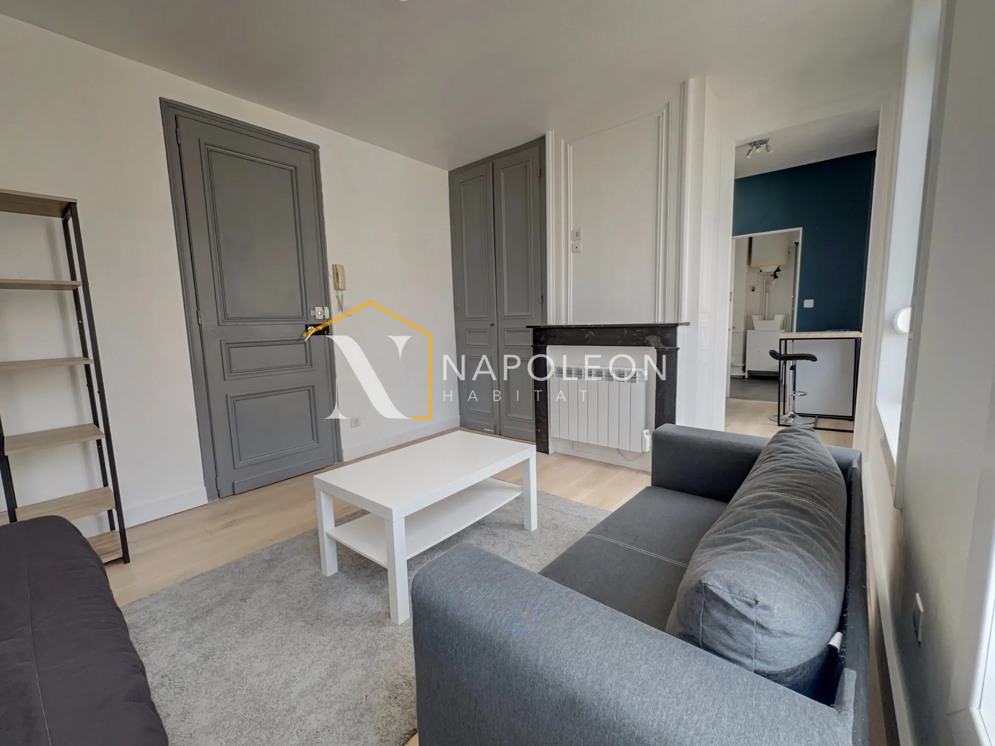 Appartement rénové à Lille, divisé en 2 studios proches de Sébastopol 