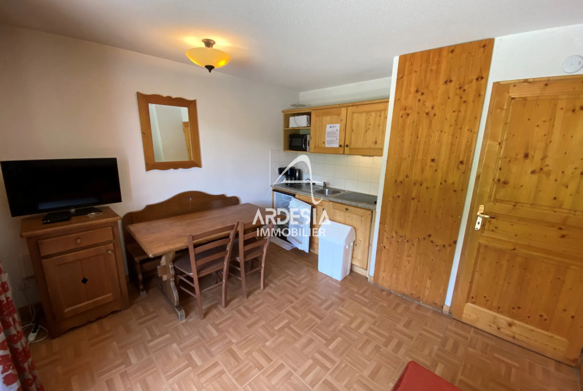 Appartement traversant 2 pièces à vendre à Saint-Sorlin d'Arves 