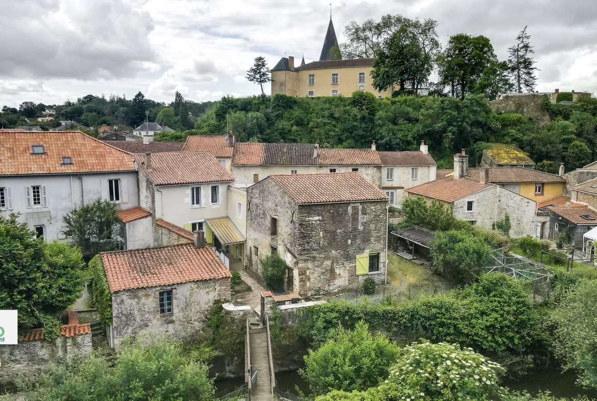 Charmante maison rénovée de 145 m² à Mareuil sur Lay avec grand jardin 