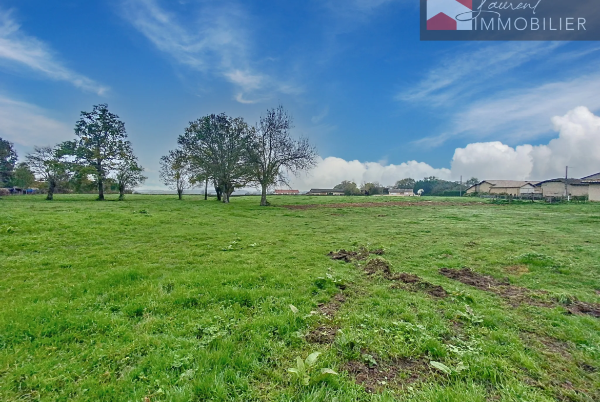 Terrain à bâtir de 2 000 m² à Chevroux, proche de Pont de Vaux 