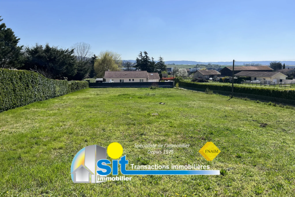 Vente Terrain Viabilisé de 837 m² à Chonas L'Amballan 