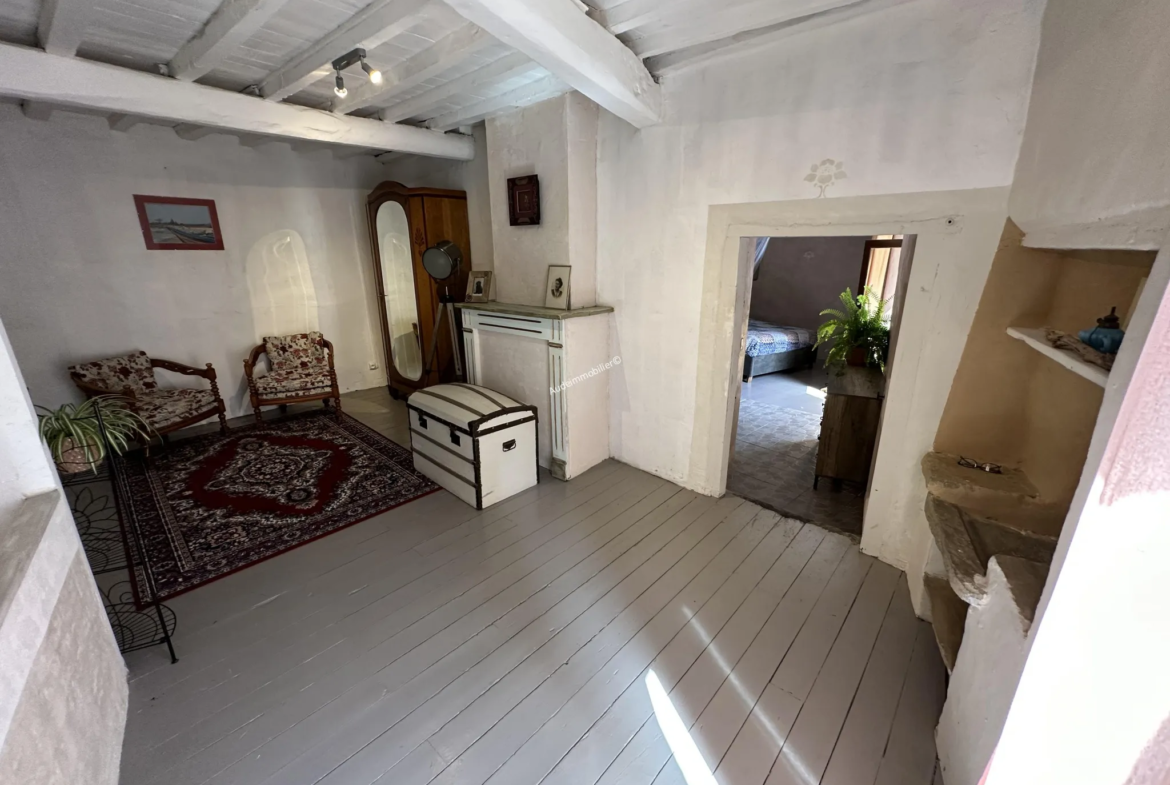 Maison de village en pierres à vendre à Limoux, 4 chambres 