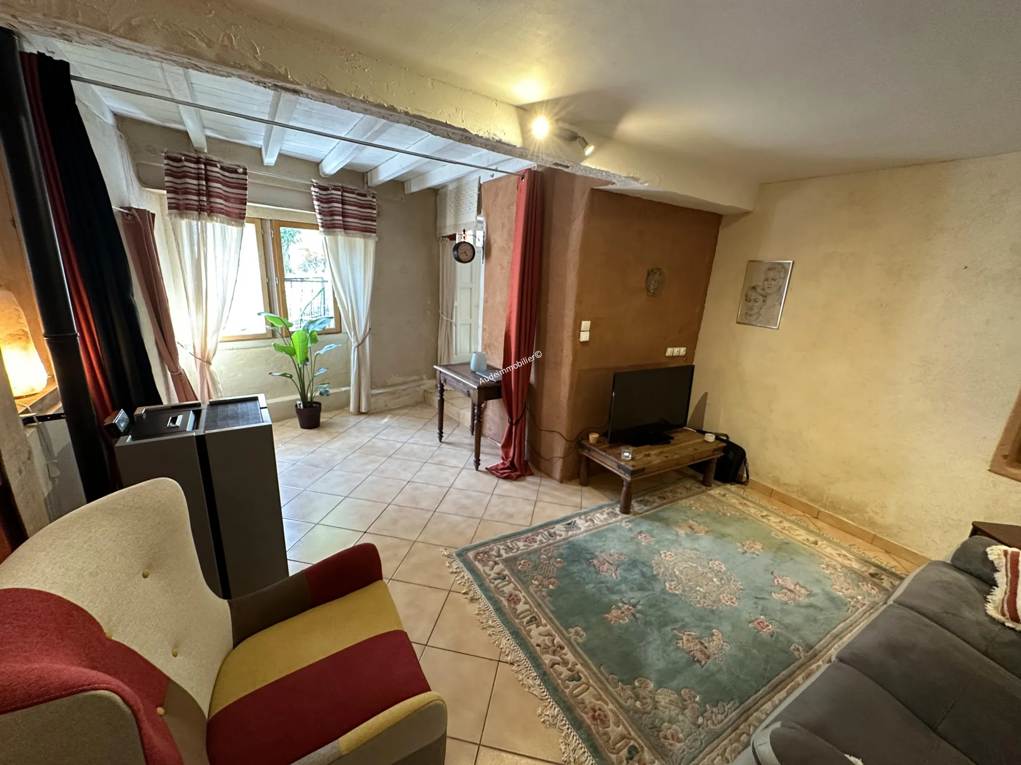 Maison de village en pierres à vendre à Limoux, 4 chambres 