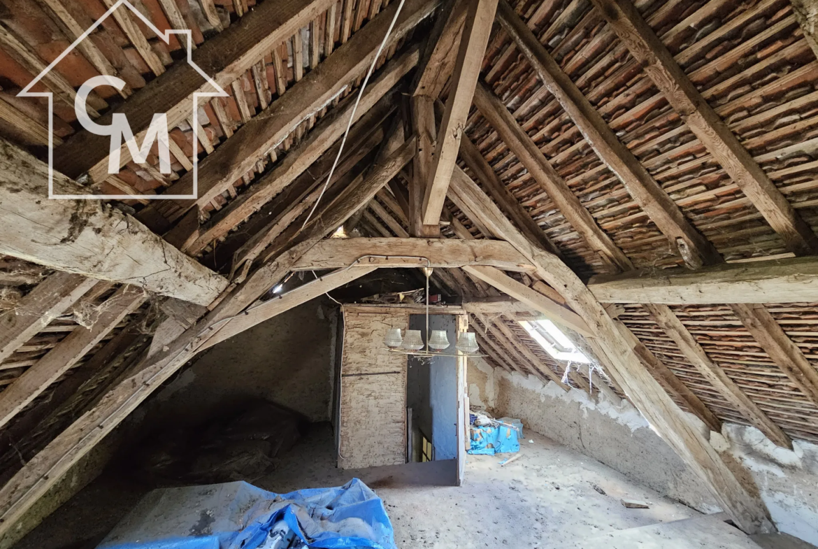 Maison centre bourg à La Chatre avec garage et jardin 