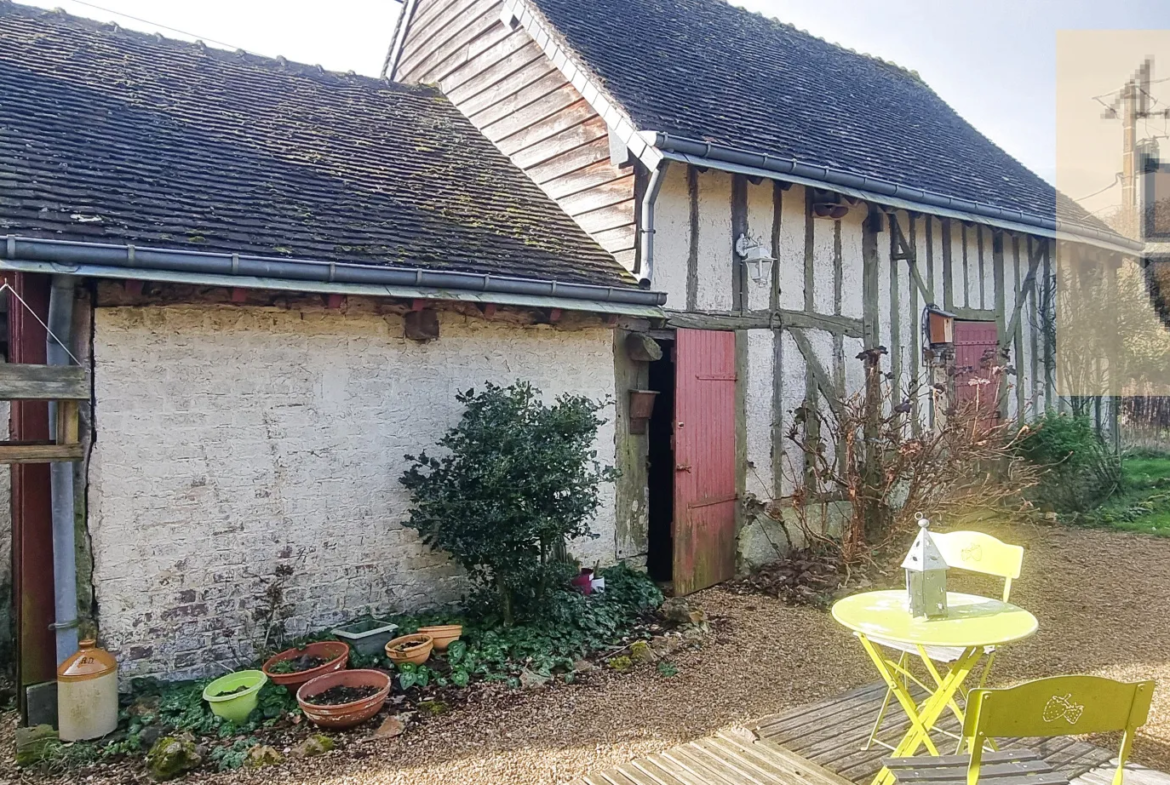 Maison de village en pierre avec grange à Vendôme 