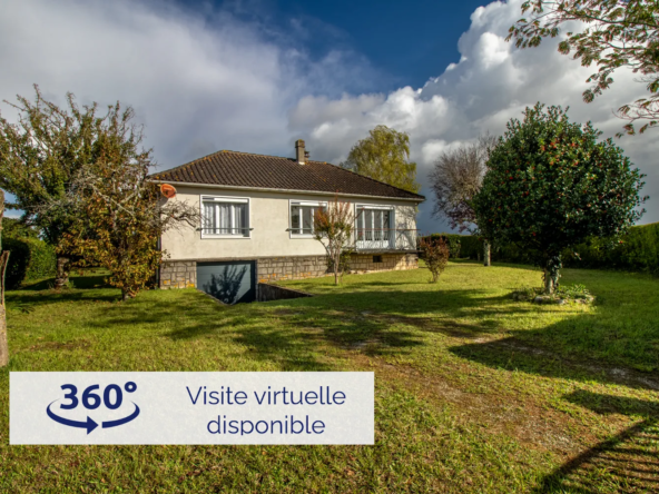 Maison avec 3 chambres, grand sous-sol et jardin à Saint-Savinien