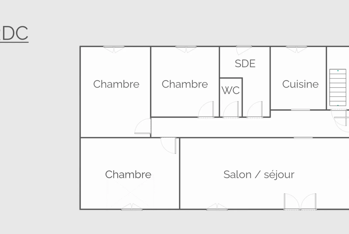 Maison avec 3 chambres, grand sous-sol et jardin à Saint-Savinien 