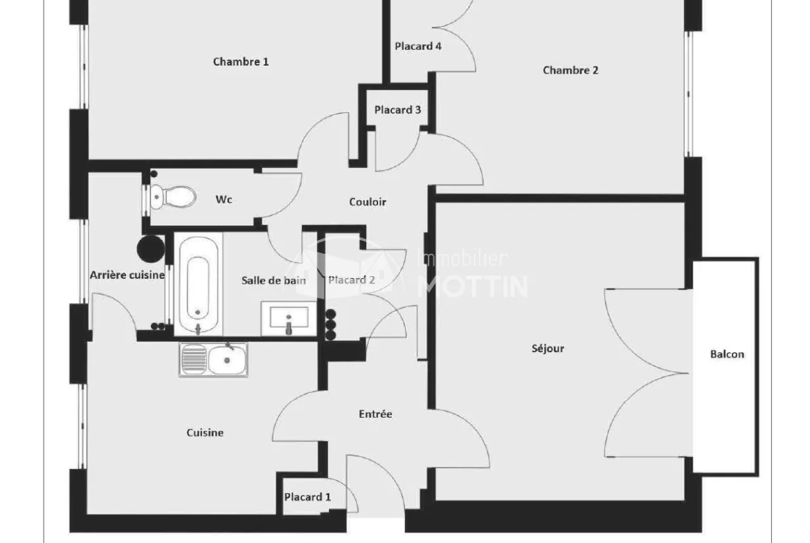 À vendre - Appartement F3 avec balcon à Vitry-Sur-Seine 