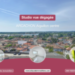 Studio lumineux à vendre à Arcachon avec vue dégagée sur le Bassin