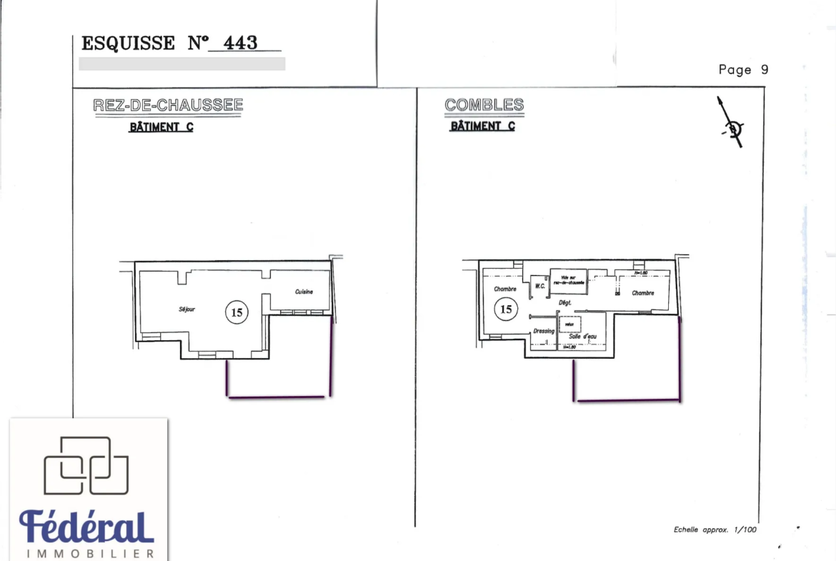 Maison familiale F3 lumineuse à Bischheim, proche de Strasbourg 