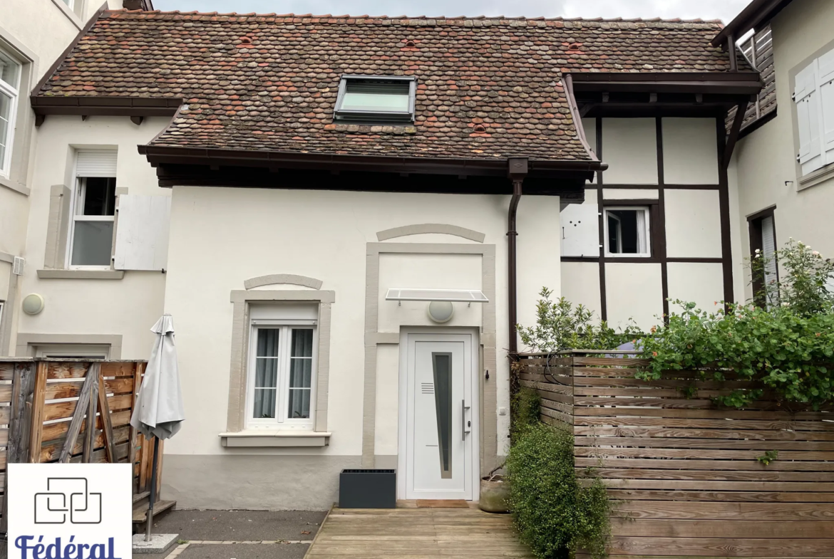 Maison familiale F3 lumineuse à Bischheim, proche de Strasbourg 