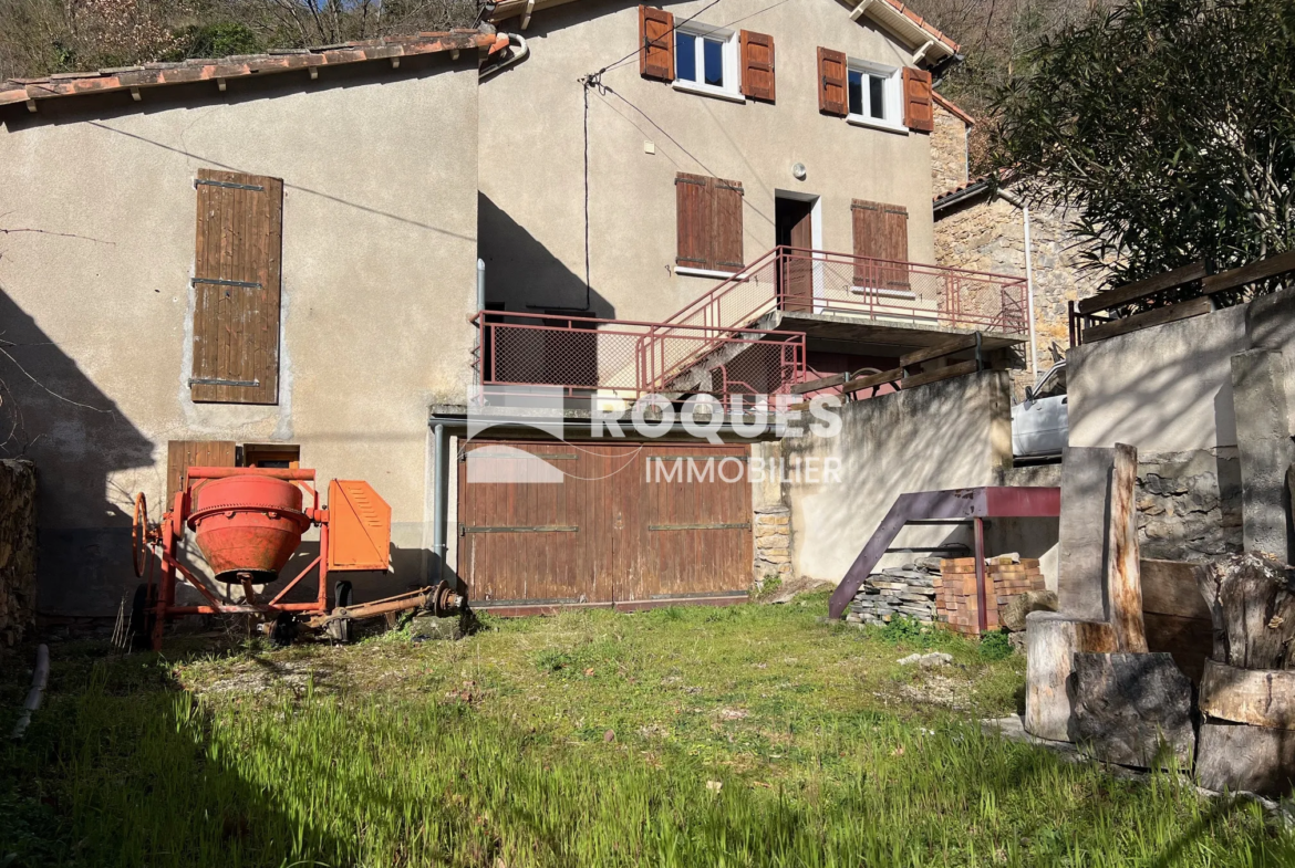 À vendre: Maison T3 avec appartement à Millau 