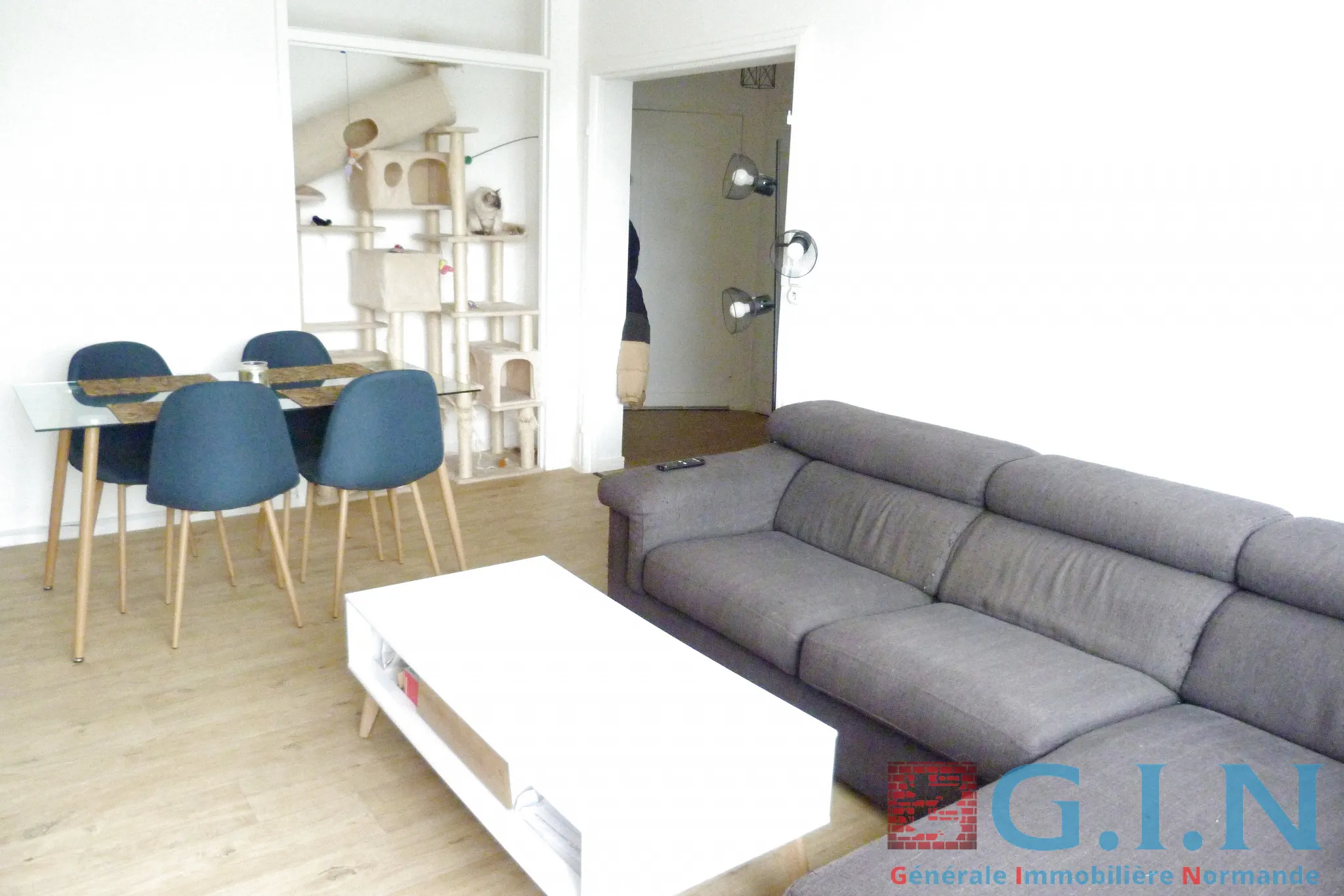 À vendre : Appartement T2 lumineux à Mont-Saint-Aignan, quartier Colbert/Les Coquets 