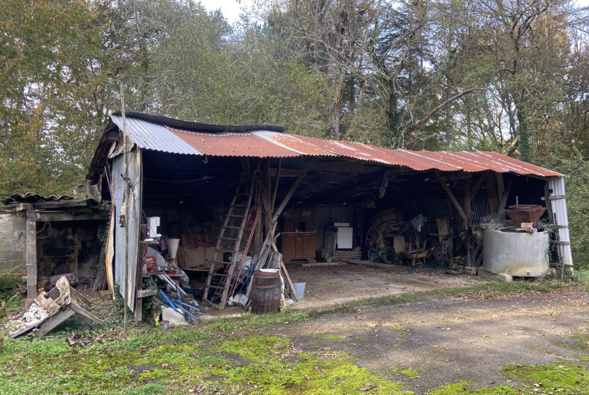 Maison de campagne avec piscine à restaurer proche d'Eauze 