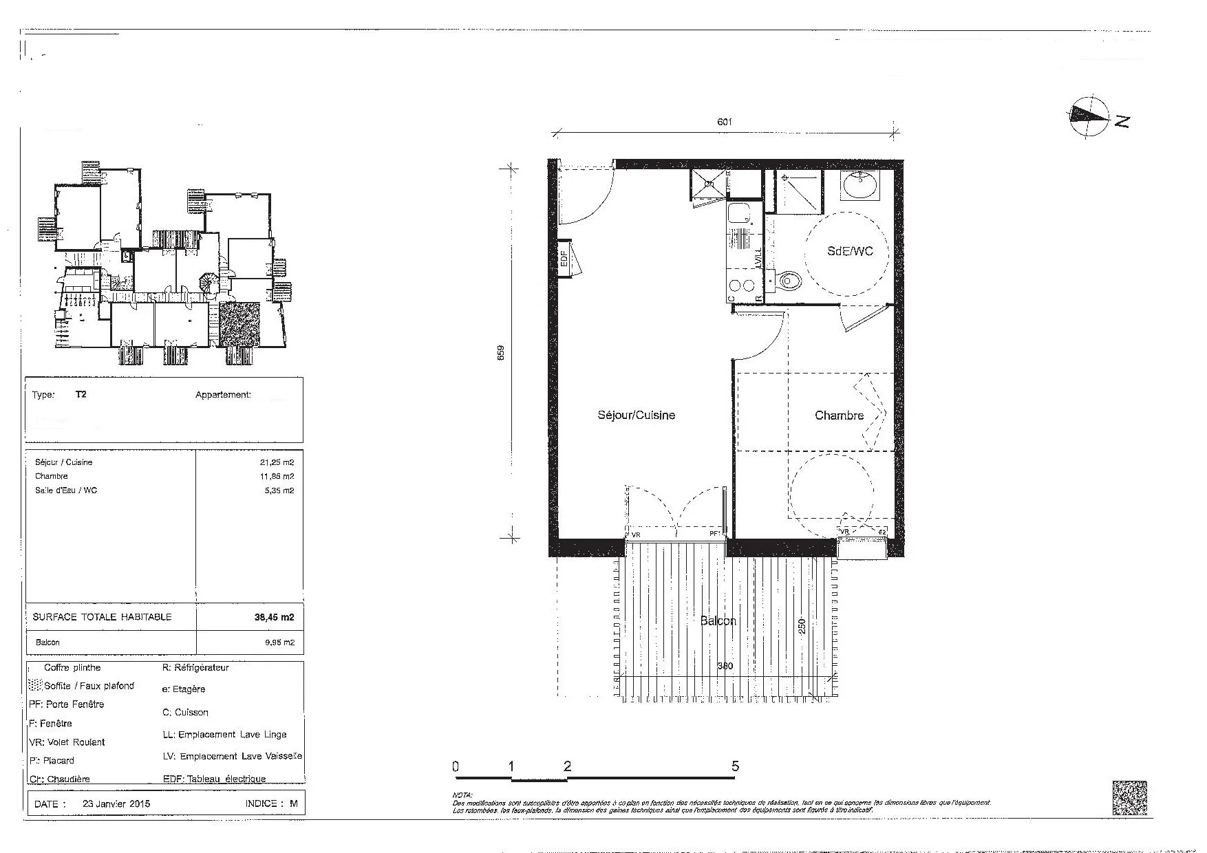 À vendre : Appartement T2 de 38,37 m² à Toulouse, idéal investisseur 