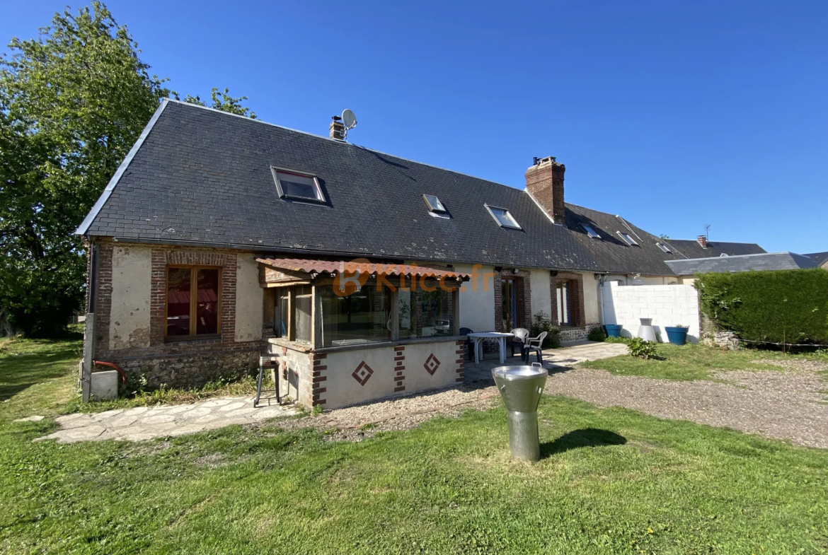 À vendre : Maison de caractère avec jardin, 4 chambres proche Fécamp 