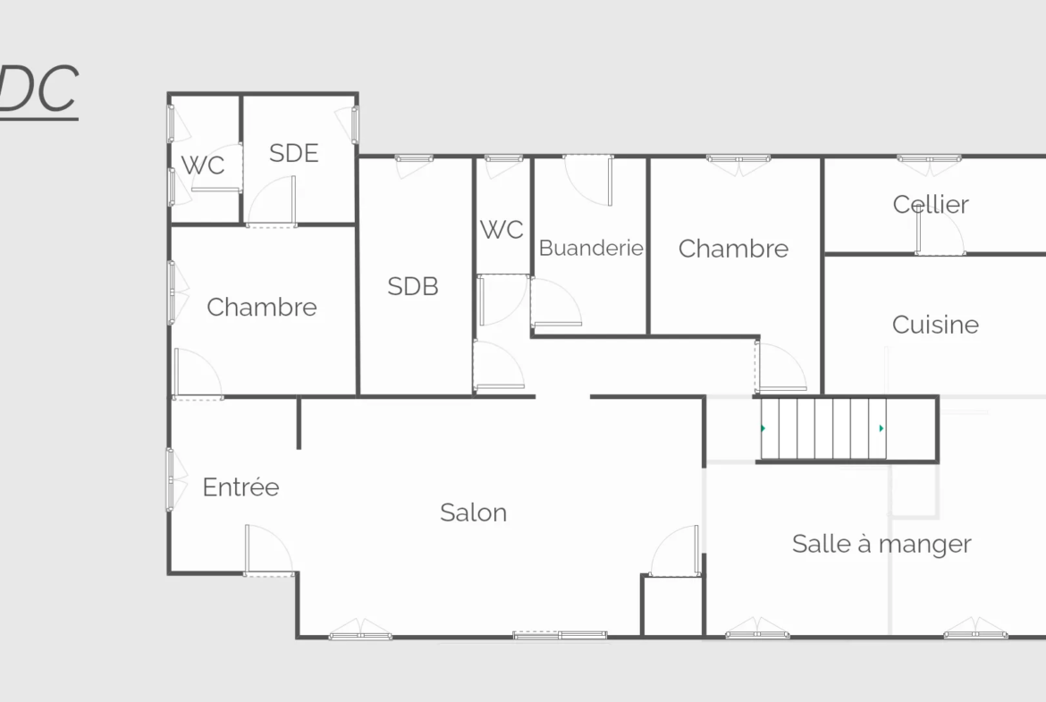 Maison 5 chambres à vendre à La Clisse - 850 m2 de jardin 