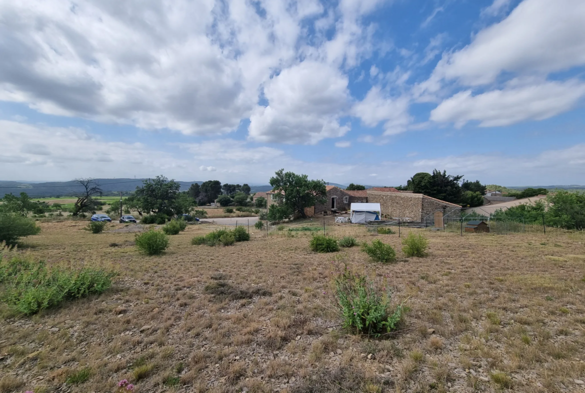 Maison vigneronne rénovée avec grande remise et garage à Bize Minervois 