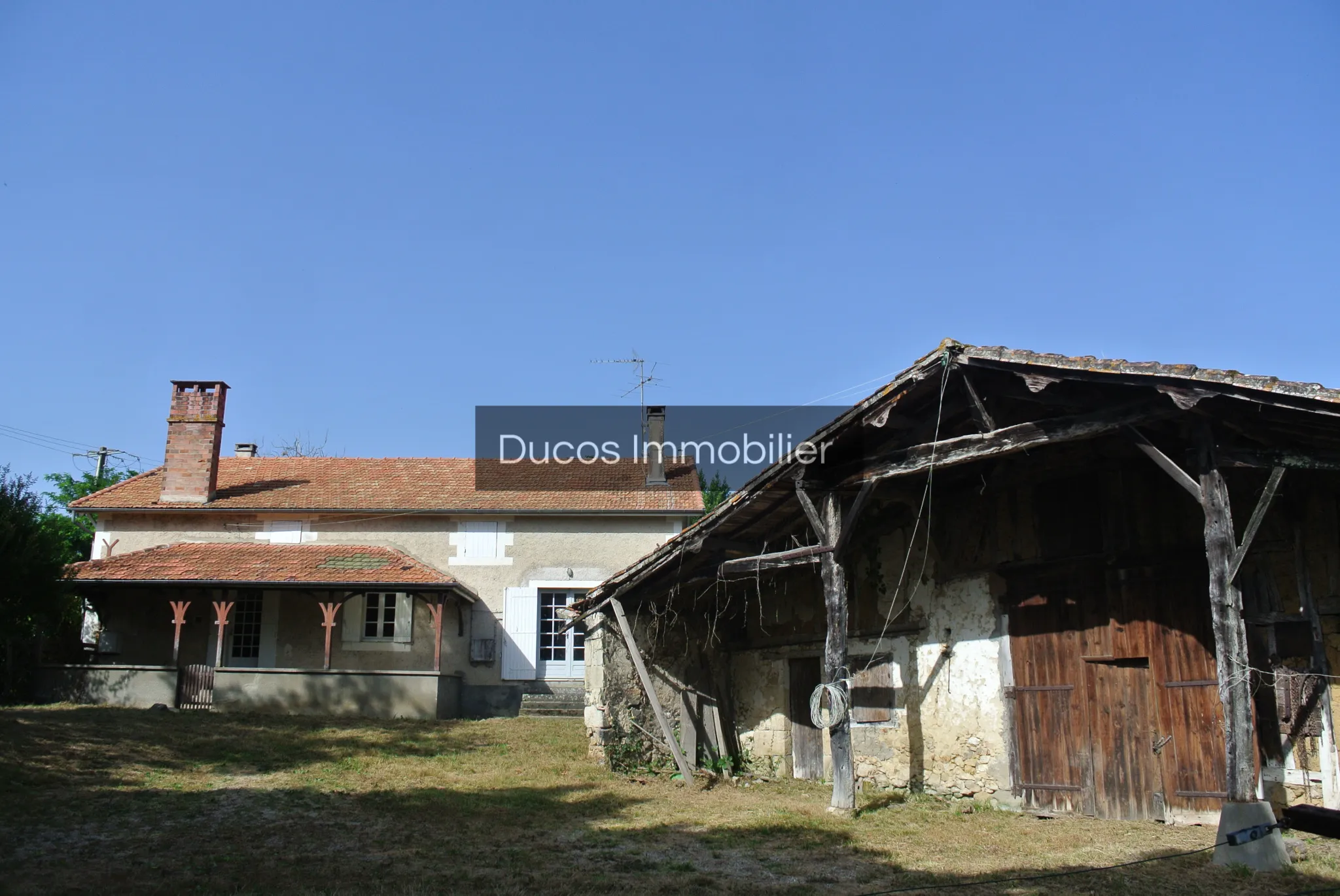 Maison en pierre à potentiel entre Marmande et Casteljaloux 