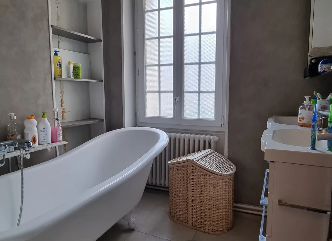 Immeuble à vendre à Nangis - Appartement F5 et local commercial 